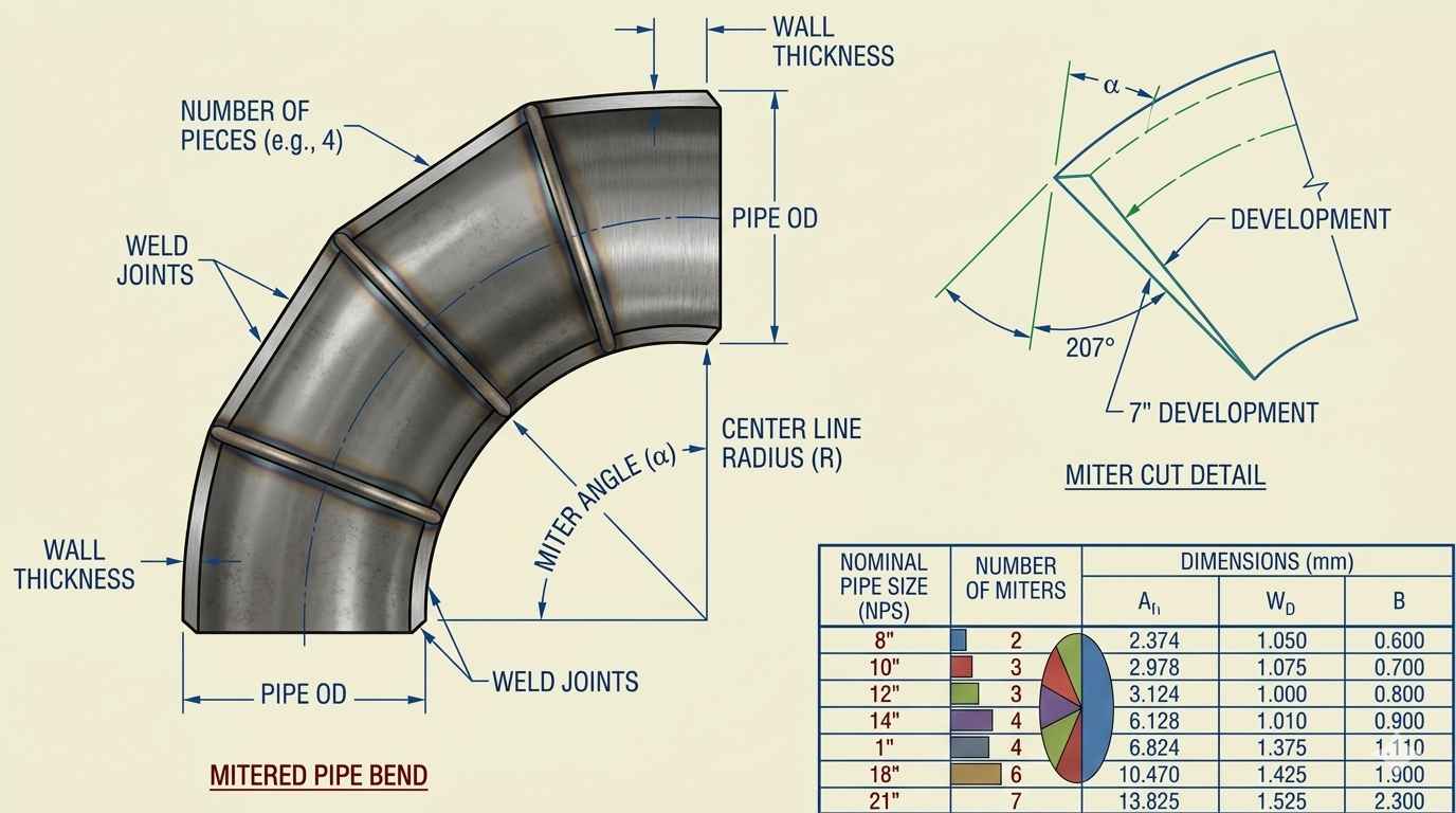 Mitered Pipe Bend Manufacturers in India